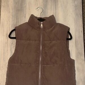 Target Brown Puffer Vest